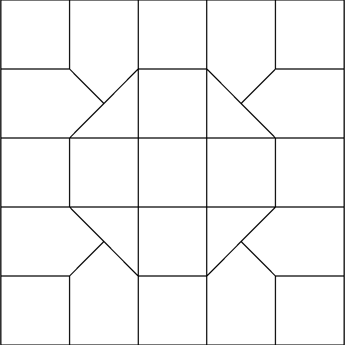 Pattern 18, Cain and Abel barn quilt pattern thumbnail